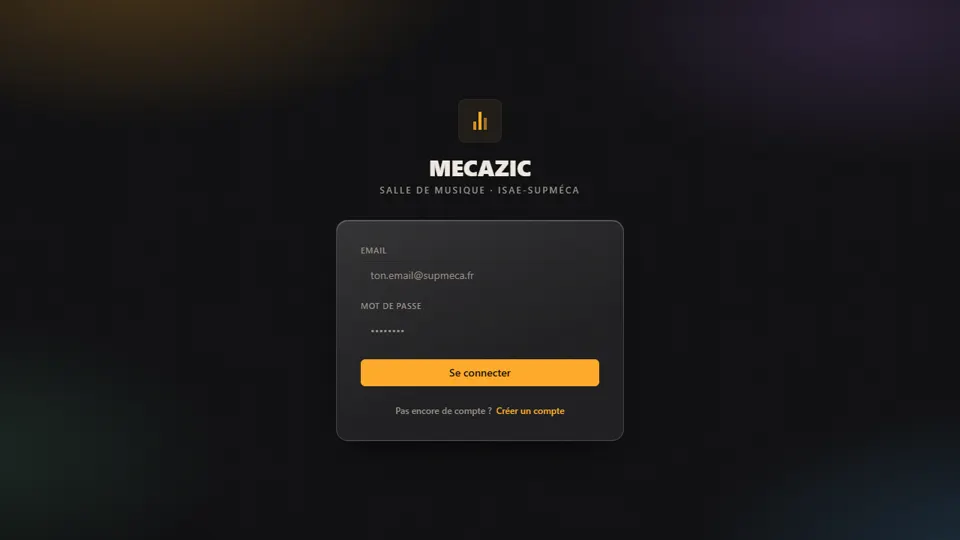 Mecazic — music association app